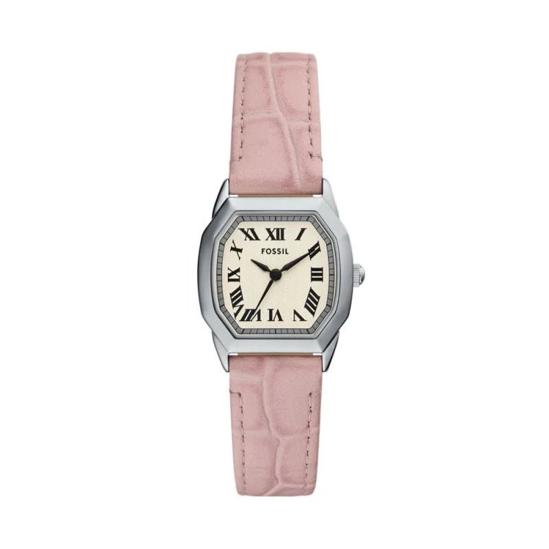Fossil Harlow Three - Hand Light Pink Leather Women's Watch | ES5406 | Time Watch Specialists