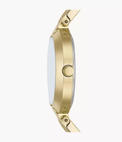 Fossil Kerrigan Three-Hand Gold-Tone Stainless Steel Woman's Watch | BQ3925 | Time Watch Specialists