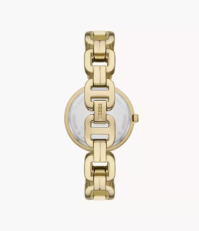Fossil Kerrigan Three-Hand Gold-Tone Stainless Steel Woman's Watch | BQ3925 | Time Watch Specialists
