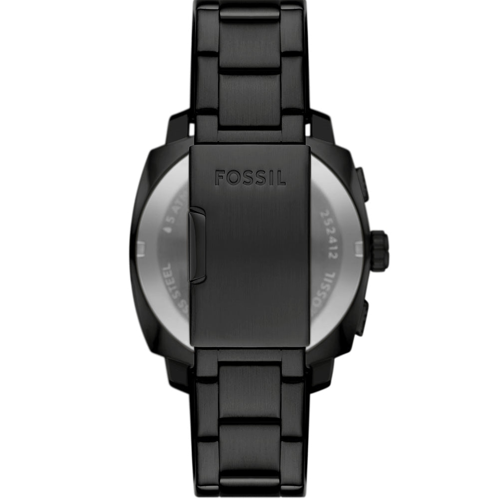 Fossil Machine Black Dial and Black Steel Bracelet 44mm Men's Watch | FS6097 | TIME Watches
