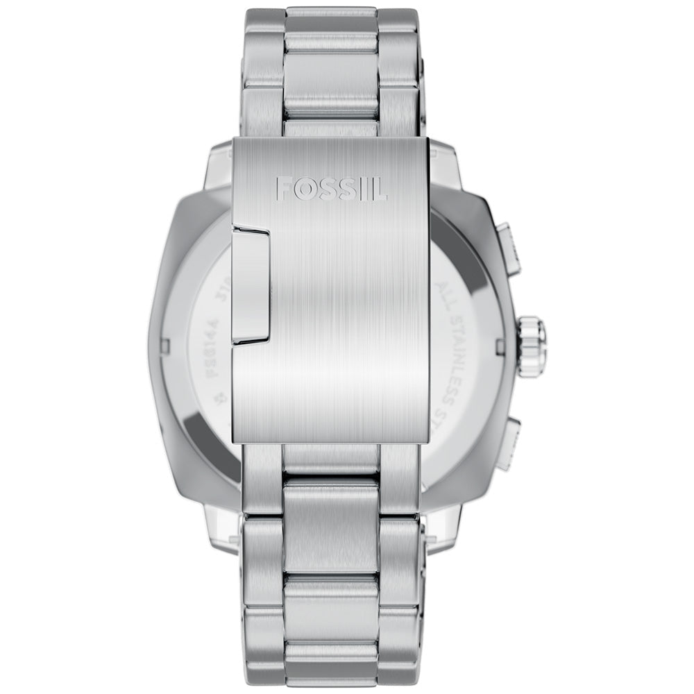 Fossil Machine Brown Dial and Steel Bracelet 44mm Men's Watch | FS6144 | TIME Watches