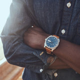 Fossil Machine Three-Hand Date Brown Leather Men's Watch | FS5900 | Time Watch Specialists