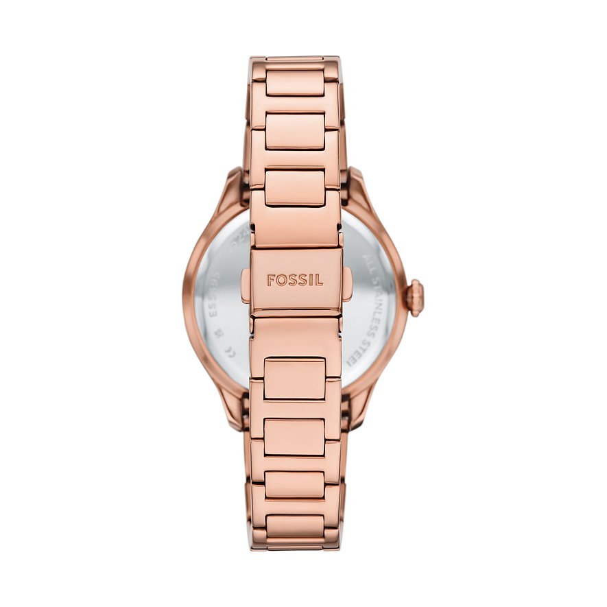 Fossil Metallic Analog Quartz Woman's Watch with Stainless Steel Strap | ES5394 | Time Watch Specialists