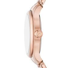 Fossil Metallic Analog Quartz Woman's Watch with Stainless Steel Strap | ES5394 | Time Watch Specialists