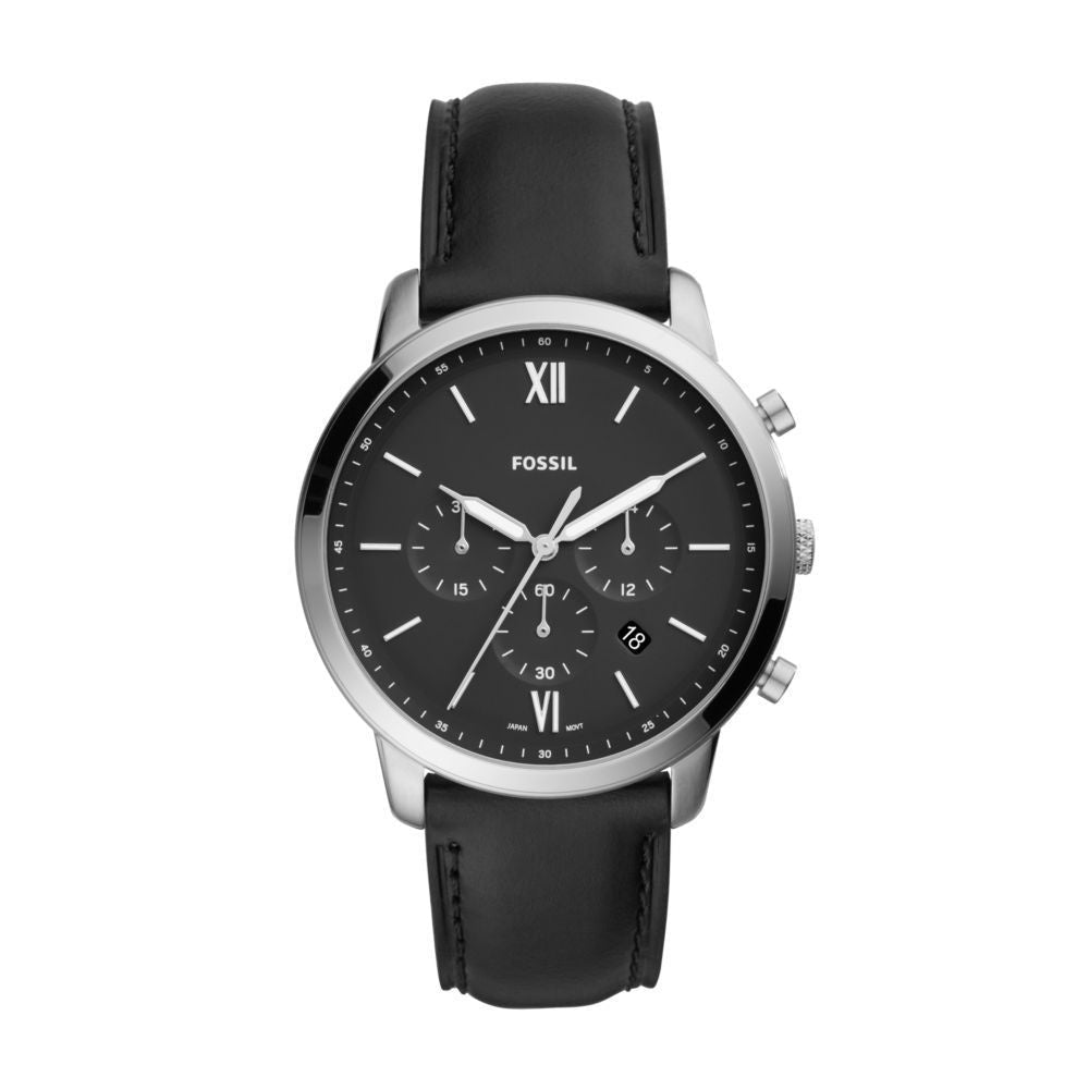 Fossil Neutra Chrono Black Men's Watch | FS5452 | TIME Watches