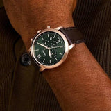 Fossil Neutra Chronograph Brown Leather Mens Watch | FS6073 | Time Watch Specialists