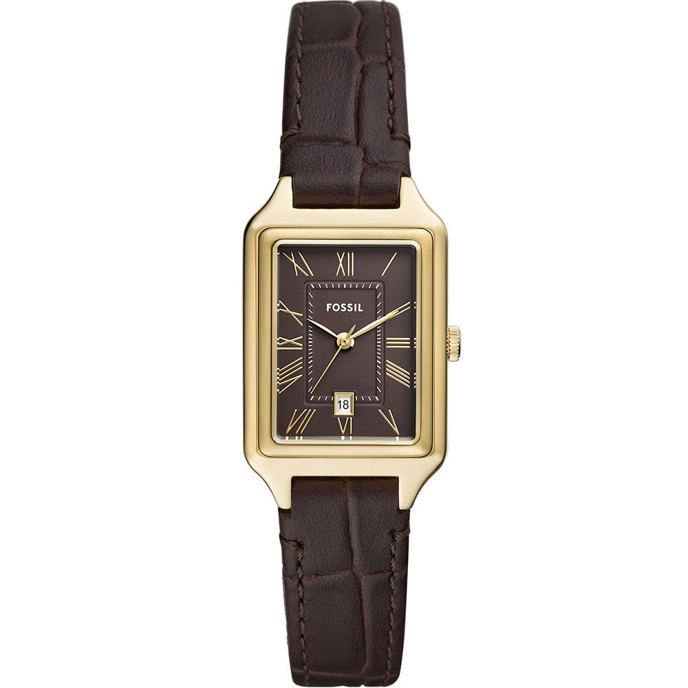 Fossil Raquel Brown Dial and Brown Leather Strap 23mm Women's Watch | ES5367 | TIME Watches