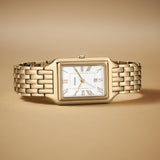 Fossil Raquel Three - Hand Date Gold - Tone Stainless Steel Women Watch | ES5220 | Time Watch Specialists