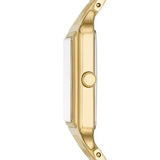 Fossil Raquel Three - Hand Date Gold - Tone Stainless Steel Women Watch | ES5220 | Time Watch Specialists