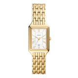 Fossil Raquel Three - Hand Date Gold - Tone Stainless Steel Women Watch | ES5220 | Time Watch Specialists