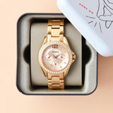 Fossil Riley Rose Gold Women's Watch | ES2811 | Time Watch Specialists