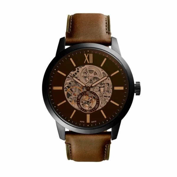 Fossil Townsman Automatic Brown Leather Men's Watch | ME3155 | TIME Watches