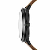 Fossil Townsman Automatic Brown Leather Men's Watch | ME3155 | Time Watch Specialists