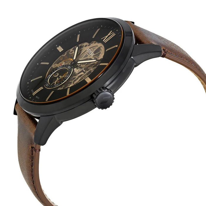 Fossil Townsman Automatic Brown Leather Men's Watch | ME3155 | TIME Watches