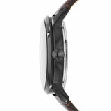 Fossil Townsman Dark Brown Leather Round Men's Watch | ME3098 | Time Watch Specialists