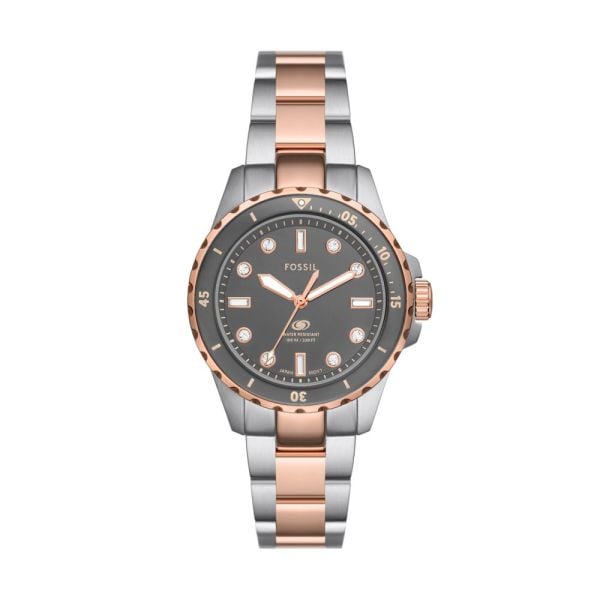 Fossil Women's Fossil Dive Two-tone Women's Watch | ES5348