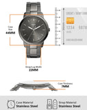 Fossil The Minimalist Three-Hand Smoke Stainless Steel Watch | FS5459