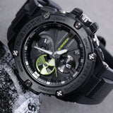 Casio G-Shock Black Dial Calendar Stainless Steel Men’s Watch | GST-B100B-1A3DR