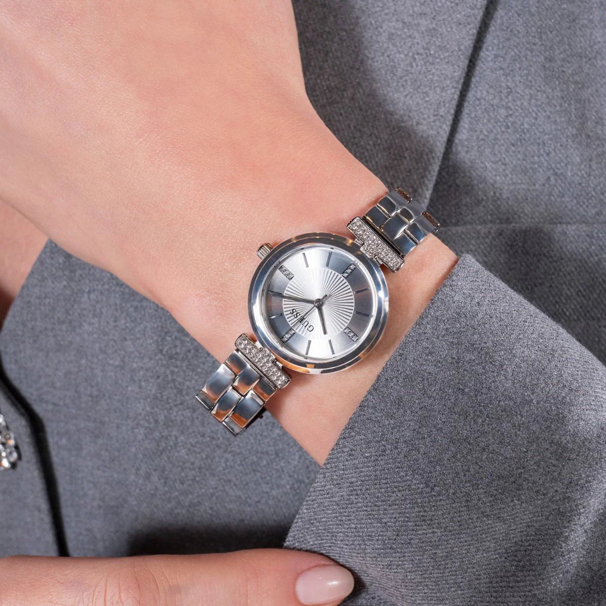 Guess Stainless Steel Silver Dial Women’s Watch | GW0762L1