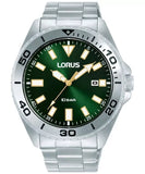 Lorus Stainless Steel Green Dial Classic Men's Watch | RXH53KX9