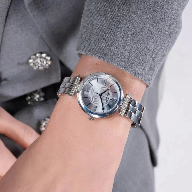 Guess Stainless Steel Silver Dial Women’s Watch | GW0762L1