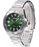 Lorus Stainless Steel Green Dial Classic Men's Watch | RXH53KX9