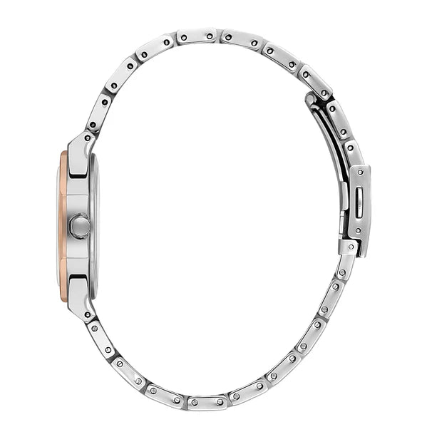 Bigotti Crystal Two-Tone Rose Gold Dial Women's Watch | BG.1.10587-5