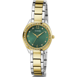 GUESS  Two-Tone Green Dial Women’s Watch | GW0767L4