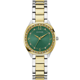 GUESS  Two-Tone Green Dial Women’s Watch | GW0767L4