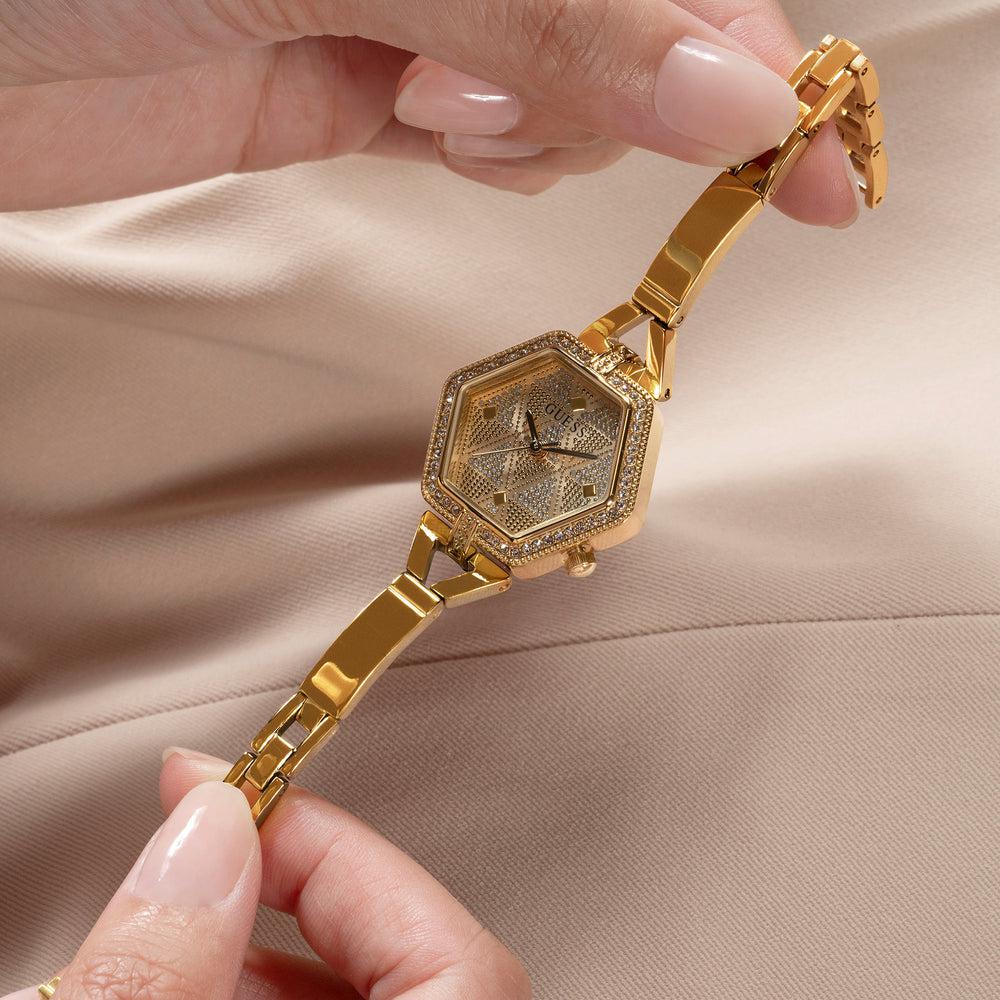 Guess Audrey Champagne Dial Woman's Watch | GW0680L2 | Time Watch Specialists