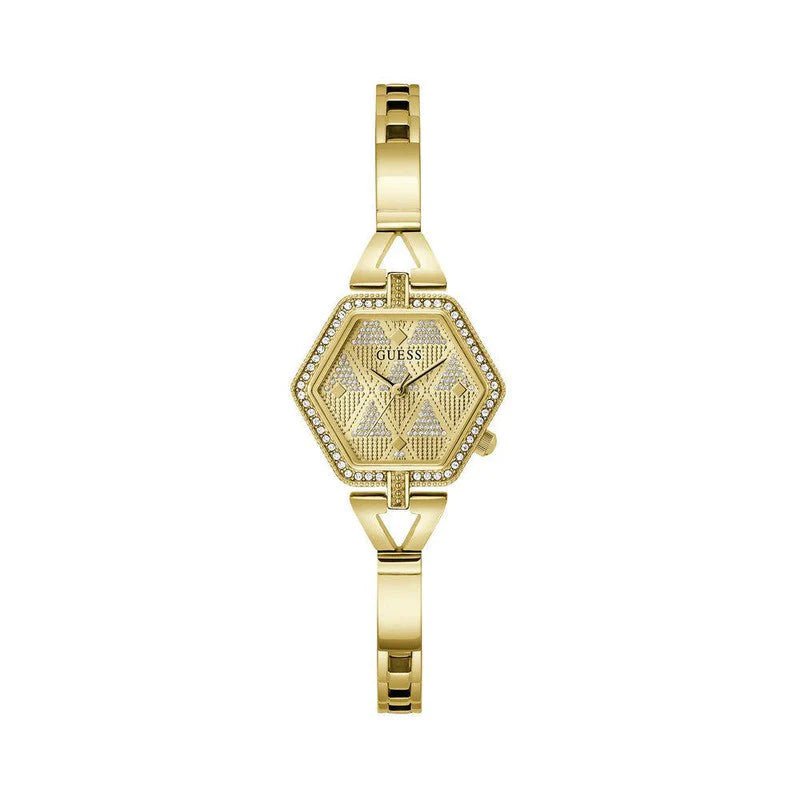 Guess Audrey Champagne Dial Woman's Watch | GW0680L2 | Time Watch Specialists
