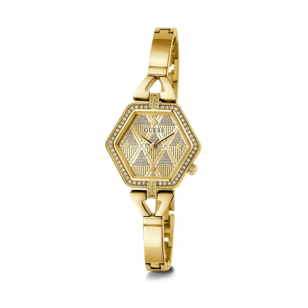Guess Audrey Champagne Dial Woman's Watch | GW0680L2 | Time Watch Specialists