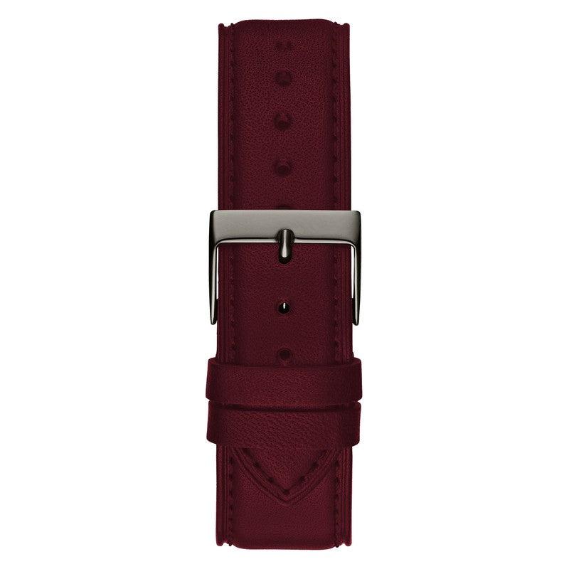 Guess Burgundy Gunmetal Analog Men's Watch | GW0628G4 | Time Watch Specialists