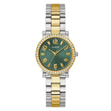 Guess Fawn Green Dial Analog Woman's Watch | GW0686L2 | Time Watch Specialists