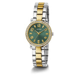 Guess Fawn Green Dial Analog Woman's Watch | GW0686L2 | Time Watch Specialists