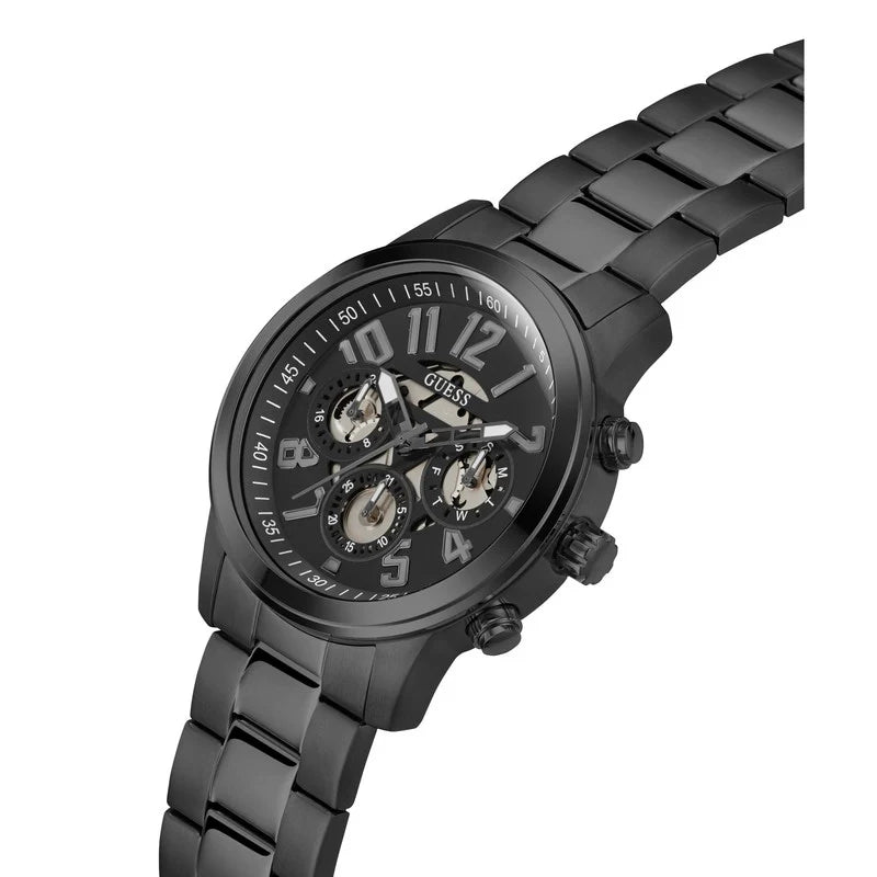 Guess Parker Black Tone Multi - Function Men's Watch | GW0627G3 | Time Watch Specialists