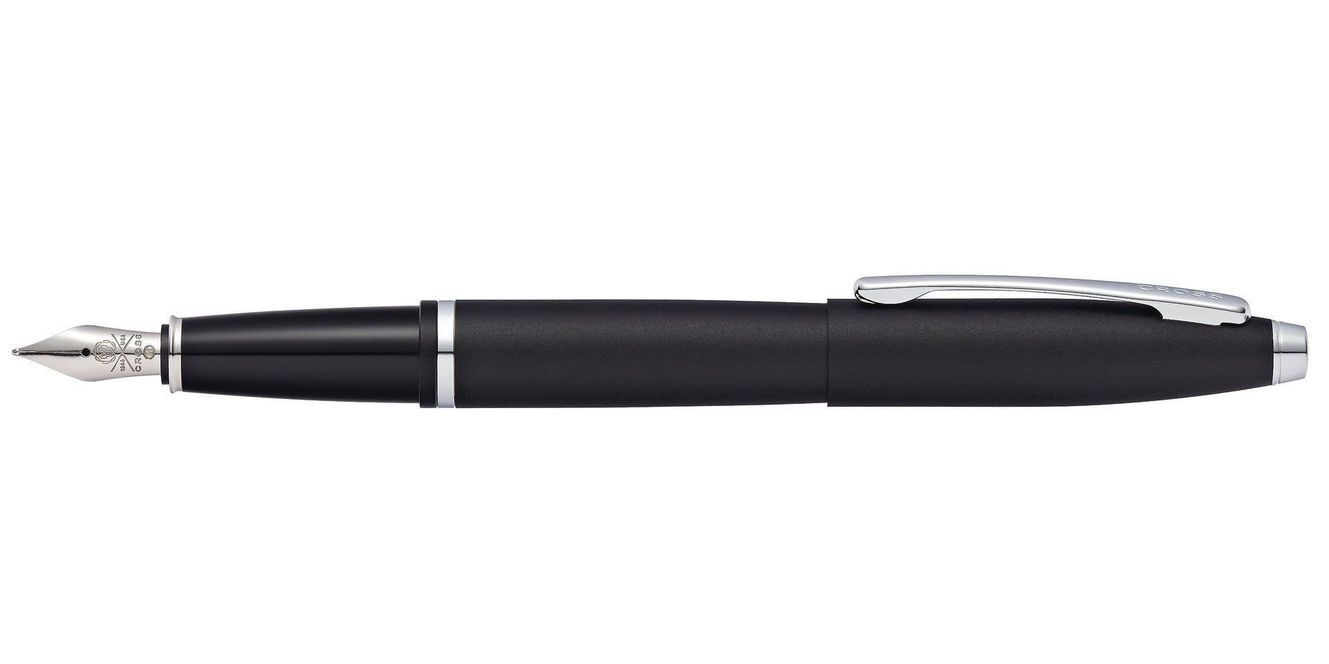 CROSS Calais Matte Black Medium Nib Fountain Pen | AT0116-14MS