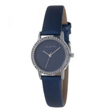 Hallmark Blue Dial & Leather Strap Women's Watch | HL1491Z | Time Watch Specialists
