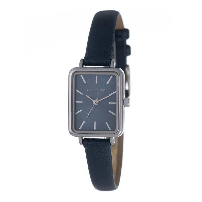 Buy Hallmark Navy Blue Leather Strap Woman s Watch HL1488Z Time Watch Specialists
