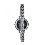 Hallmark Silver Glam Black Dial Woman's Watch | HE1505B | Time Watch Specialists