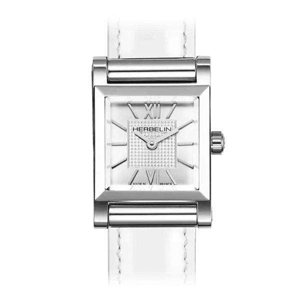 HERBELIN Antares Silver Guilloche Dial Stainless Steel Women’s Watch Head | H17144AP08 | TIME Watches