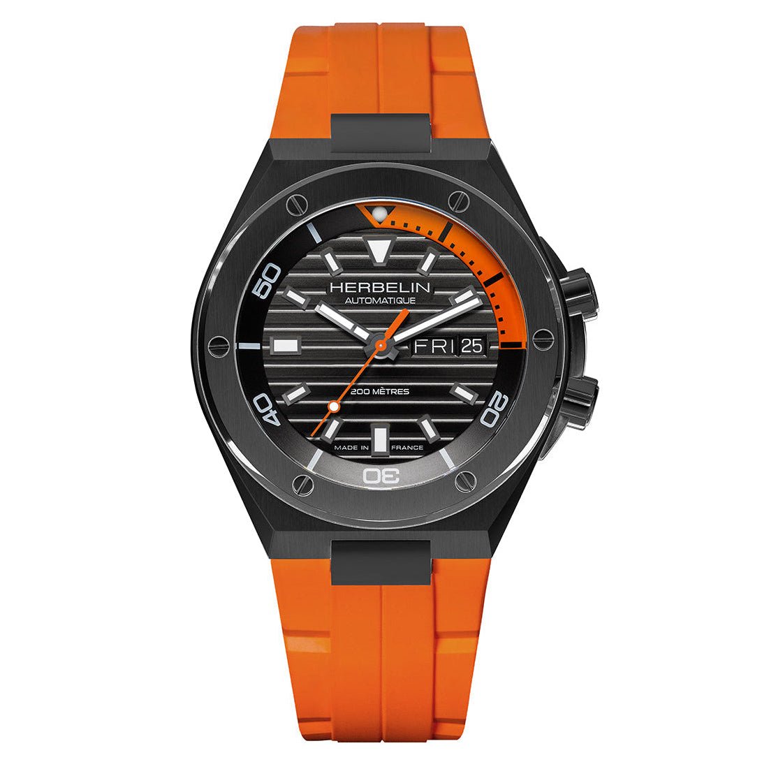 HERBELIN Cap Camarat Automatic Diver Orange 42mm Men's Watch | 1745N14CMD | TIME Watches