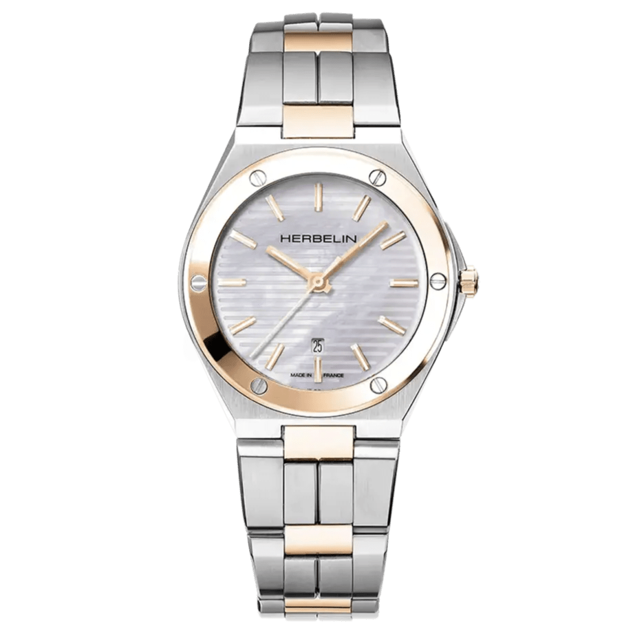 Herbelin Cap Camarat Two - Tone Woman's Watch | 14545BTR19 | Time Watch Specialists