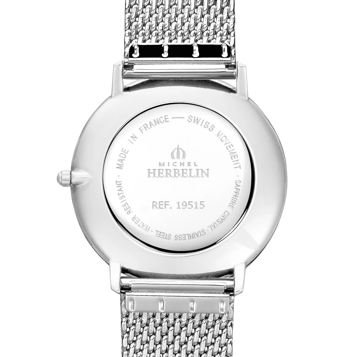 HERBELIN City Quartz Steel and Milanese Mesh 39mm Unisex Watch | 19515/11B | TIME Watches
