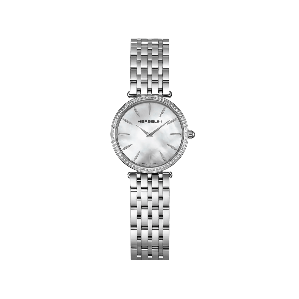 HERBELIN EPSILON – QUARTZ – MOTHER - OF - PEARL DIAMONDS STEEL Women's Watch | 17116B68Y19 | TIME Watches