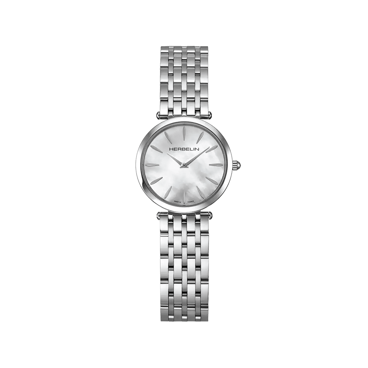 HERBELIN EPSILON – QUARTZ – MOTHER - OF - PEARL STEEL Bracelet Women's Watch | 17116B19 | TIME Watches