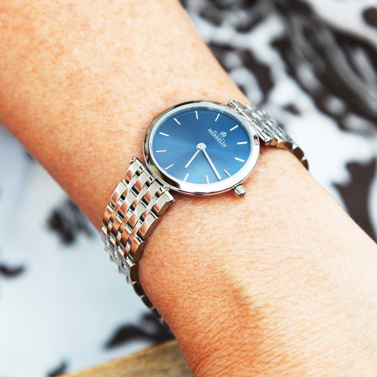 HERBELIN Epsilon Silver 28mm Women's Watch | 17116/B15 | TIME Watches