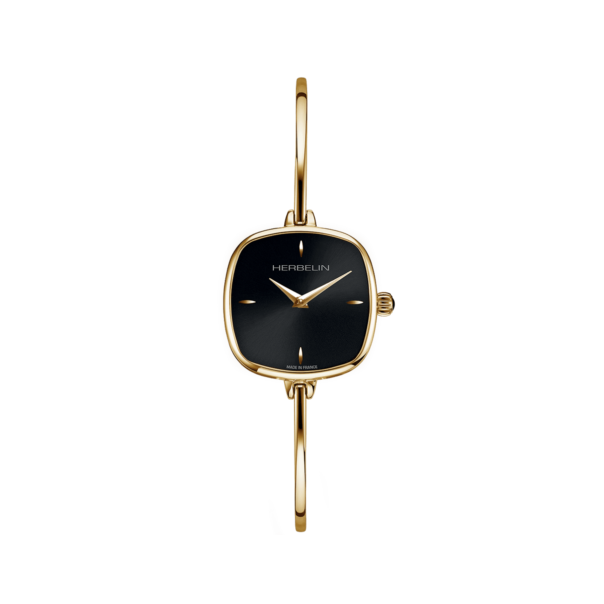HERBELIN Fil Quartz Yellow and Black Gold 24mm Women's Watch | 17207/BP14 | TIME Watches
