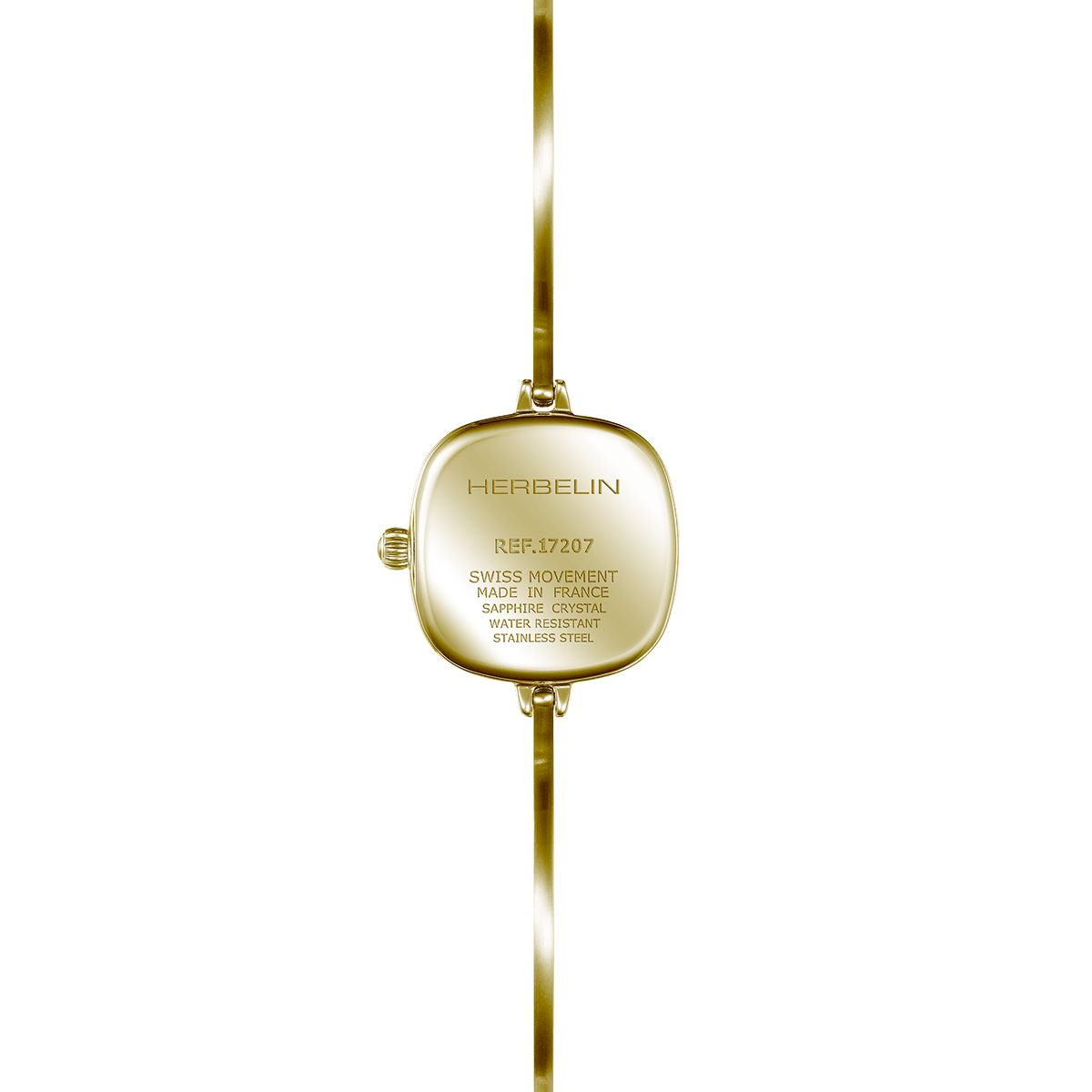 HERBELIN Fil Quartz Yellow and Black Gold 24mm Women's Watch | 17207/BP14 | TIME Watches