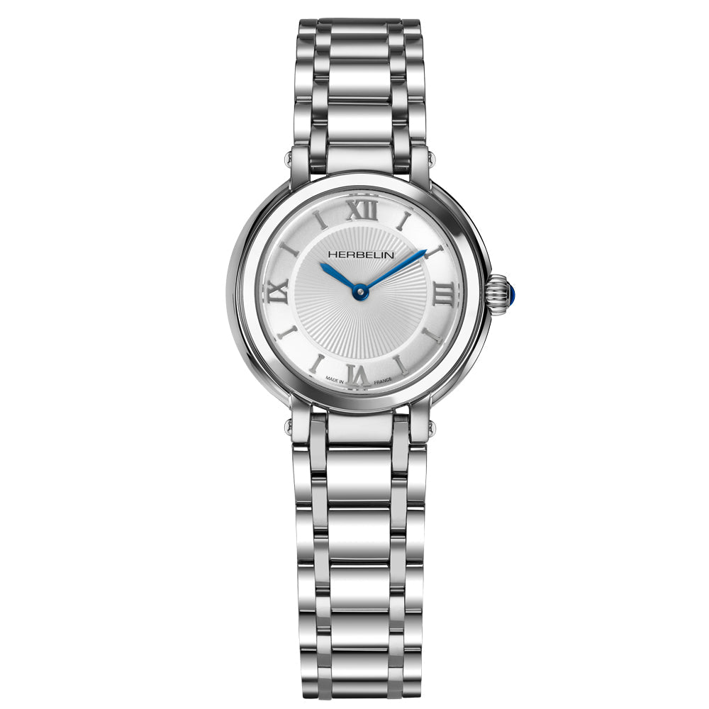 HERBELIN Galet Quartz Steel 28mm Women's Watch | 17430B28 | TIME Watches